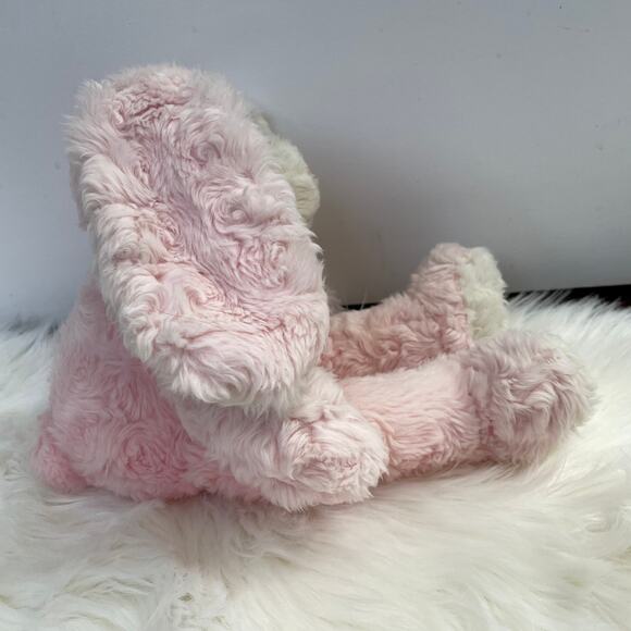 Weighted Floppy Pink Bunny Rabbit Plush TL Toys Bean Bottom Stuffed Animal Soft - Picture 3 of 11